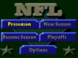 NFLクォーターバッククラブ'95 - みんなのゲームギアレビュー